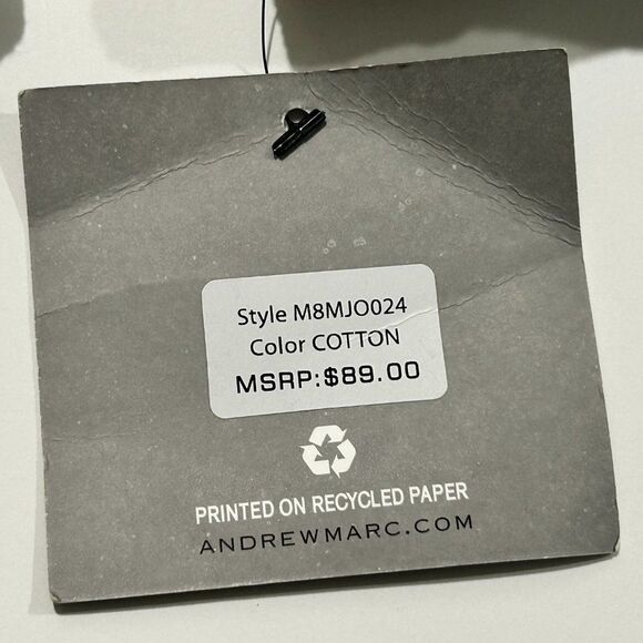 NWT Marc New York White Faux Leather Jacket Size XL - Picture 6 of 13